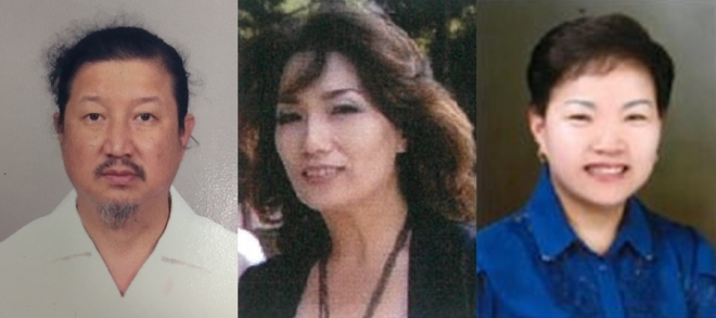 왼쪽부터 곽홍찬, 고경숙, 구점자씨.