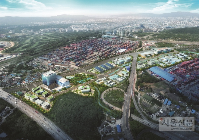 의왕시 첫 산업단지 의왕테크노파크 조감도. 의왕시 제공 