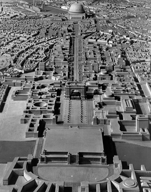 히틀러가 베를린을 나치 제국의 힘을 선전할 도시로 만든다는 구상 아래 추진했던 ‘게르마니아’의 모형. 서해문집 제공