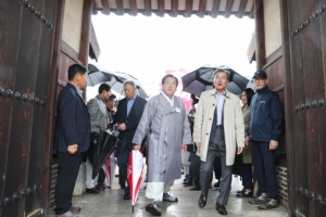 文대통령, 안동하회마을 방문