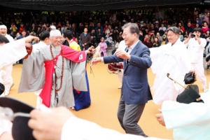 하회마을 방문한 문재인 대통령