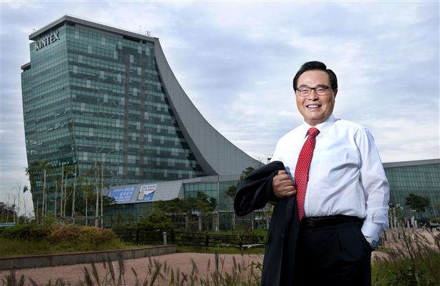 만년 적자 경영이던 킨텍스를 취임 1년 만에 흑자로 돌리면서 연임에 성공한 임창열 대표이사.  킨텍스 제공