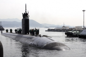 미군 공격형 핵잠수함 투싼 진해···주말엔 미시간 입항 예정