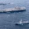 美핵항모 3척 한미 해군 연합훈련…北에 고강력 경고메시지