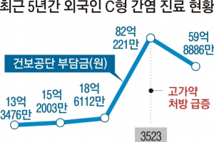 약값 13억 내고 31억 건보 혜택 챙긴 중국인들