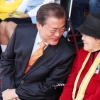 [서울포토] 친근하게 다가서는 문재인 대통령 ‘정다운 대화’