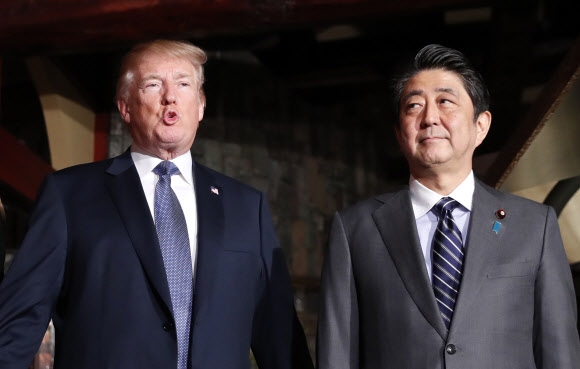 트럼프 ”지금보다 일본과 가까운 적 없었다”