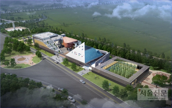 다음달 경기 파주시 임진각에 문을 여는 ‘6·25 전쟁 납북자기념관’ 조감도 파주시 제공