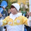 ‘로봇 다리’ 수영선수의 성화 봉송