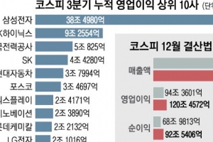 상장사 영업익 43조 최대… 양극화는 숙제