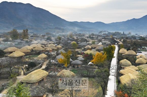 낙안읍성의 초겨울 풍경. 조선시대 때도 딱 이 모습이었을 것이다.