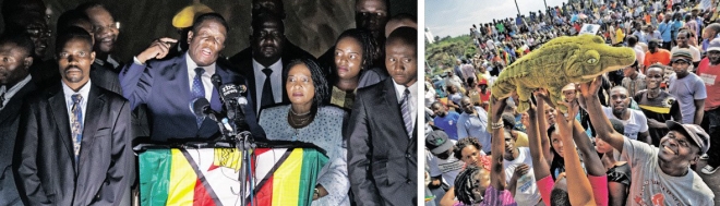 짐바브웨 새 대통령 음난가그와 “새 민주주의 시작” 