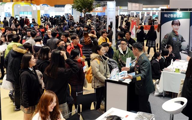 올해 공직박람회가 6~7일 서울 서초구 aT센터에서 열린다. 사진은 지난해 강남구 코엑스에서 열린 공직박람회 모습. 서울신문 DB