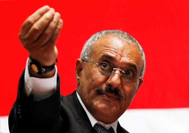 알리 압둘라 살레 전 예멘 대통령. 로이터 연합뉴스