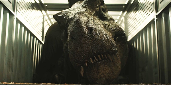 영화 ‘쥬라기 월드: 폴른 킹덤’ 론칭 예고편 한 장면.