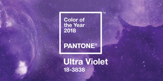 색채기업 팬톤이 선정한 2018년 컬러 ‘울트라 바이올렛’