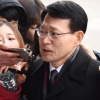 [서울포토] ‘부당노동행위 혐의’ 안광한 전 MBC 사장, 검찰 출석