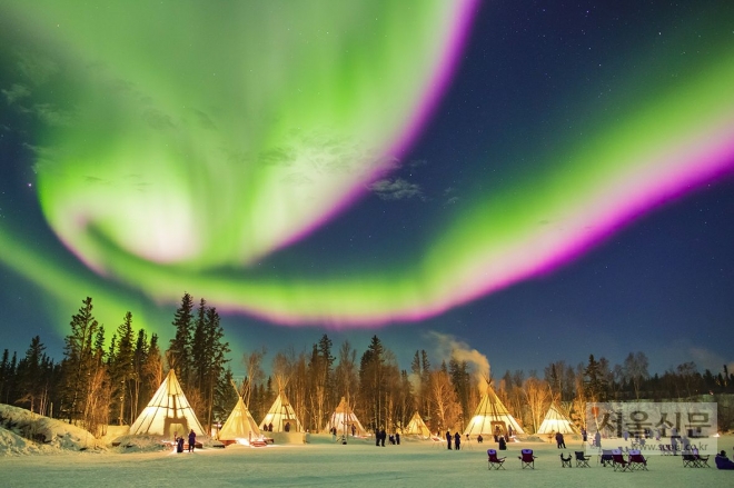전시 예정인 오로라빌리지의 겨울 작품. 광명문화재단 제공