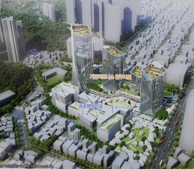 경기도 구 농림축산검역본부 개발 계획 예시도. 안양시 제공 