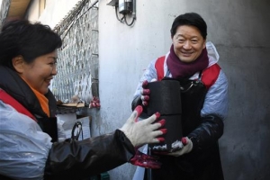 연탄 든 천사가 된 중구청장