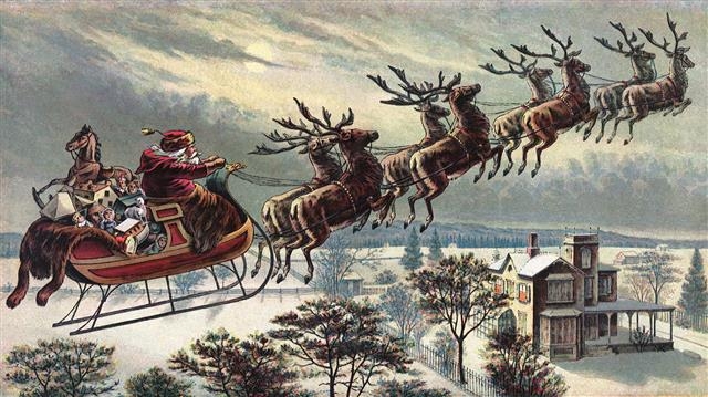 크리스마스가 다가오면 아이들은 산타클로스가 주는 선물과 함께 산타와 관련한 궁금증이 많아지게 된다. 퍼블릭 도메인 제공