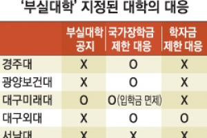 “우리 대학이 부실대였어?”