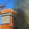 수원 광교 오피스텔 공사현장 화재…1명 사망, 14명 부상(종합)