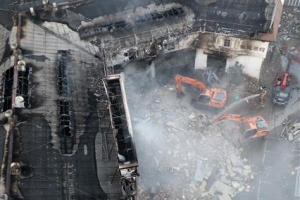 홍대입구역 인근 큰불… 건조한 서울 곳곳 화재