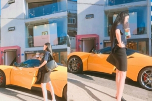 티아라 효민, 슈퍼카 사진 재조명...“왕쓰총이 선물한 슈퍼카가 이것?”