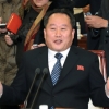 [서울포토] 미소 띤 얼굴로 발언하는 北 리선권 위원장