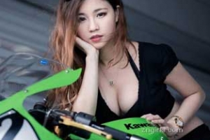 청순 미모+환상적 글래머 몸매의 대만 레이싱 모델
