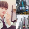 사무엘, 타임스퀘어 전광판에 뜬 17번째 생일 선물...“꿈만 같아”
