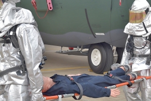 성남 공군 15비행단, 수송기 화재진압 훈련