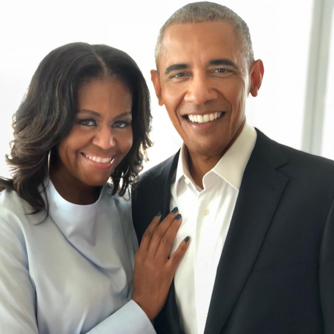버락 오바마 전 미국 대통령 부부 미셸 오바마 인스타그램(@MichelleObama)