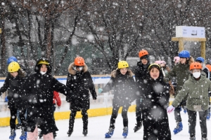 한파 가고 눈이 왔네