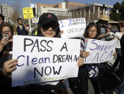 한국계 교민도 다카 시위