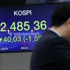 코스피 2490선 붕괴…외국인·개미는 팔고 기관은 매수