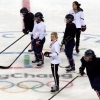 [서울포토] 팀 훈련 중인 여자 아이스하키 남북 단일팀