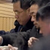 [서울포토] 점심식사하는 북한 예술단 선발대