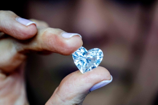 [포토] 국제 다이아몬드 위크, ‘하트 모양’ 다이아몬드까지