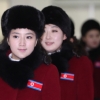 북한 응원단 앳된 얼굴 나이 질문에 “각양각색입니다”