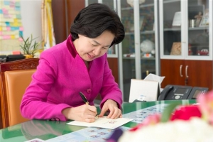 손 편지로 홀몸노인에 세배드린 양천구청장