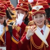 미녀 북한 응원단, 10일 아이스하키 남북단일팀 경기서 첫 선