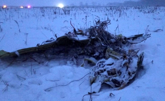 러시아 모스크바 인근서 여객기 추락…탑승자 71명 전원 사망