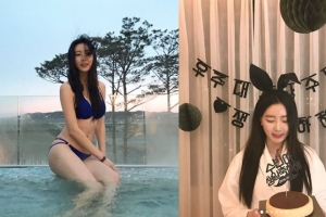 ‘25번째 생일’ 달샤벳 수빈, 인천 호텔에서 생일 파티...‘분위기 여신’