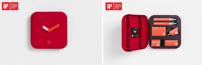 iF 디자인 어워드를 받은 라이프클락.경기도 제공