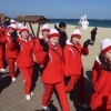 “반갑습니다” 경포 해변 찾은 북한 응원단