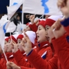 [서울포토] 일본과의 경기서 응원을 펼치는 북한응원단