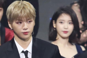 [포토] 아이유, 강다니엘에 ‘시선집중’