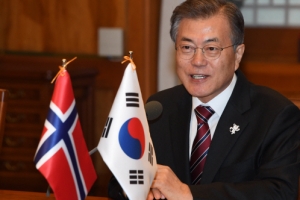 문 대통령, 윤성빈에 축전 “최고의 설 선물”